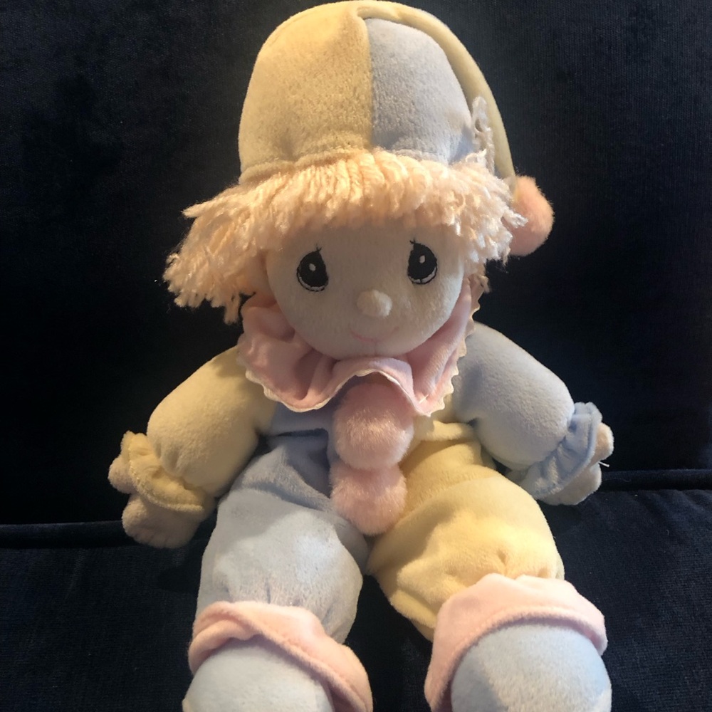Vintage Precious Moments soft clown doll 1999